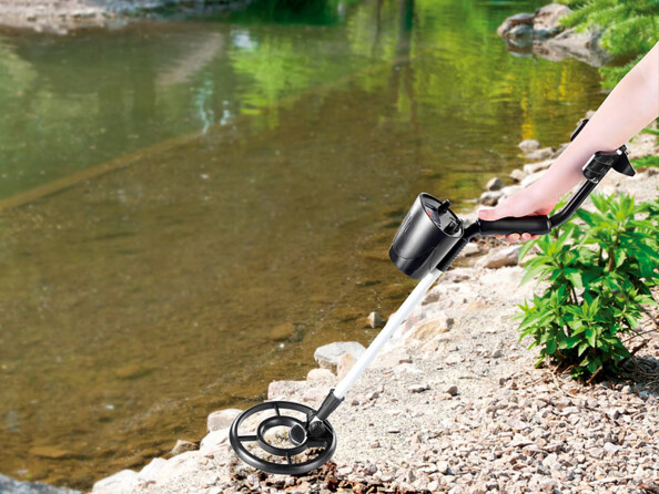 Détecteur de métaux mis en situation