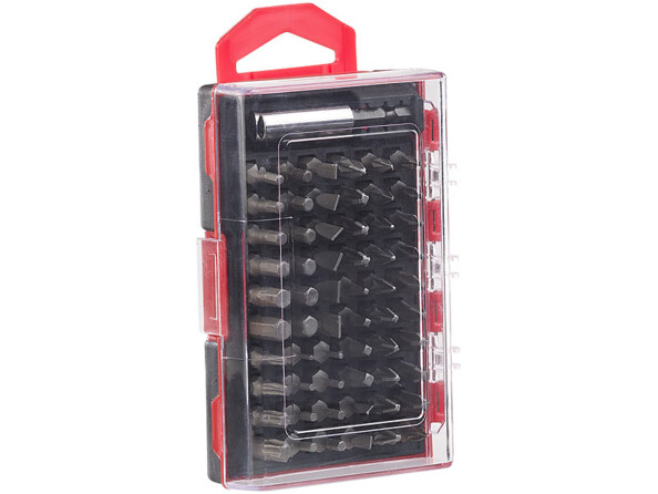 Embouts de vissage en acier chrome-vanadium avec support magnétique - 61 pièces