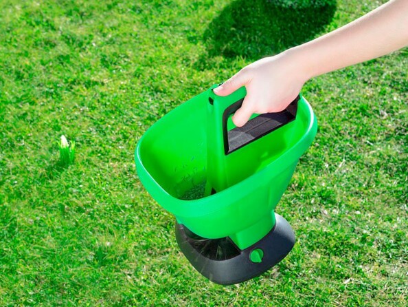 Épandeur universel sans fil pour graines et sel de déneigement