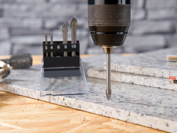 Forets sablés pour verre et carrelage - 4/5/6/8/10 mm