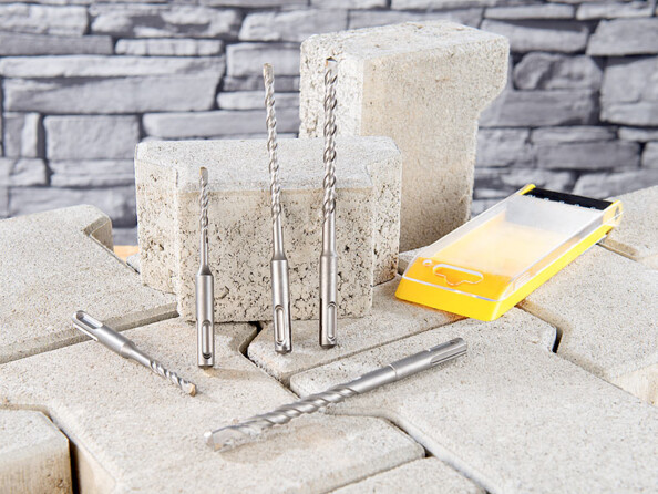 Forets sablés SDS-Plus 5 / 6 / 6 / 8 / 10 mm pour béton