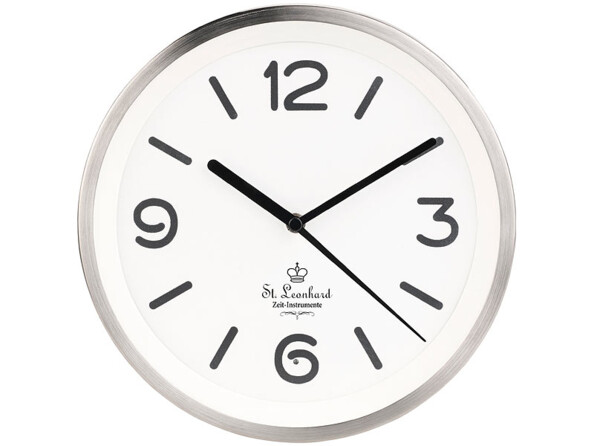 Horloge murale à quartz avec éclairage automatique - Avec Radio-pilotage