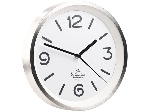 Horloge murale à quartz avec éclairage automatique - Avec Radio-pilotage