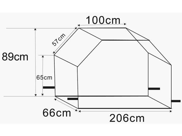 Dimensions d'une housse de protection pour barbecue à fixation sûre et rapide
