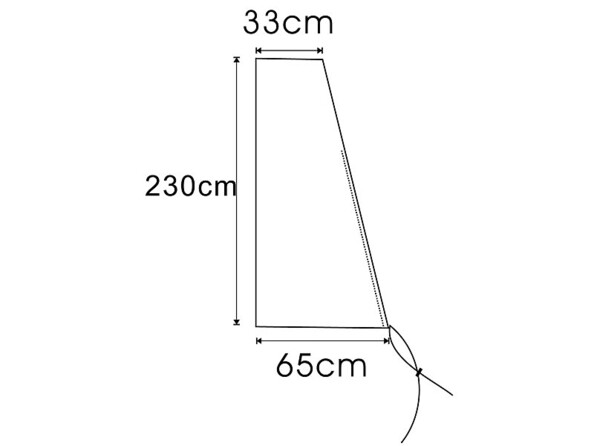 Housse de protection pour parasol dimensions
