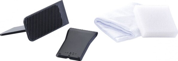 Kit de réparation WRS-11.pvl vue racloir de nettoyage, 2 spatules, éponge à poncer, chiffon de nettoyage,