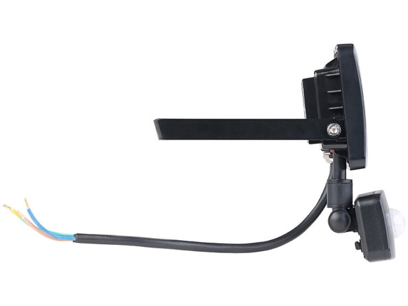 Mini projecteur étanche à LED 10 W / 800 lm / blanc chaud avec capteur