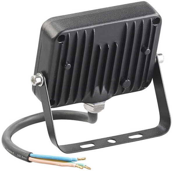 2 mini projecteurs LED résistants aux intempéries - 10 W - 945 lm - Blanc chaud