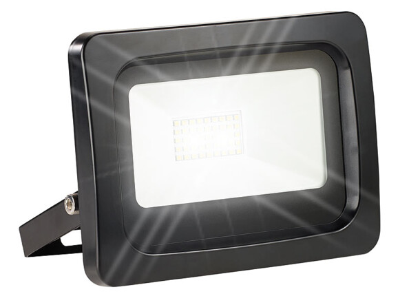 Mini projecteur LED résistant aux intempéries - 30 W - Blanc Luminea
