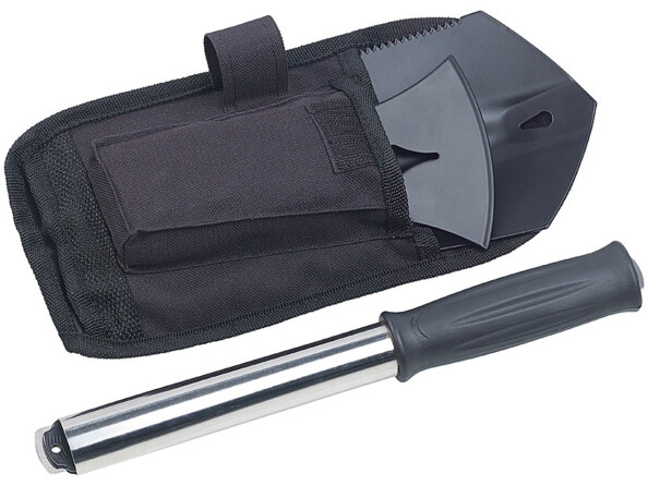 Outil de jardin multifonction pour avoir tous vos outils à portée de main lors d'un bivouac