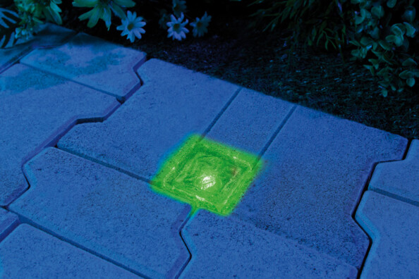 Pavé solaire à LED RVB avec capteur de luminosité modèle