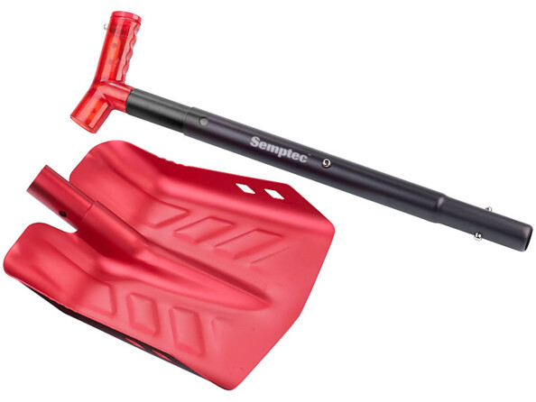 Pelle à neige démontable en aluminium avec scie intégrée