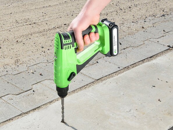 Perceuse-visseuse à percussion sans fil 18 V ''AW-18.sbs'' - avec batterie