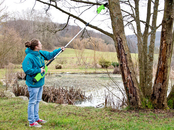 Perche de rallonge 98 cm pour outils de jardin AGT