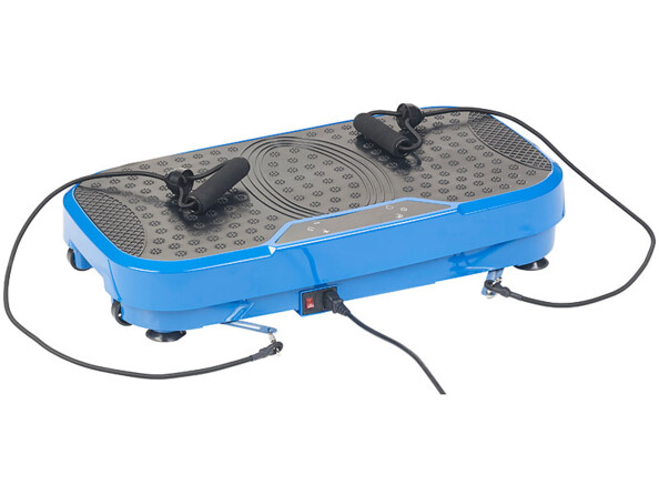 plateforme vibrante force vos muscles à compenser l'action des vibrations avec 2 tendeurs