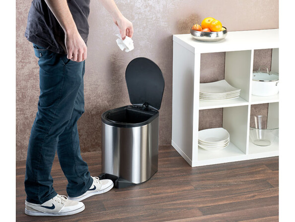 Poubelle automatique avec capteur de pied - 20 L