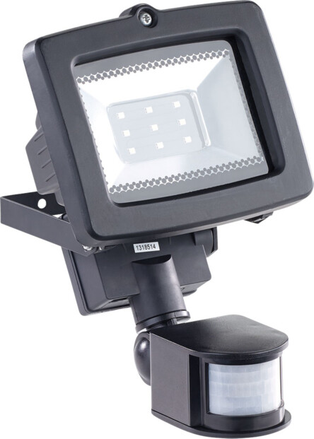 projecteur a led exterieur 5w 350lm blanc froid avec detecteur de mouvement angle large luminea