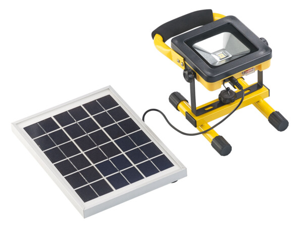 Projecteur de chantier LED sans fil 10 W avec triple alimentation