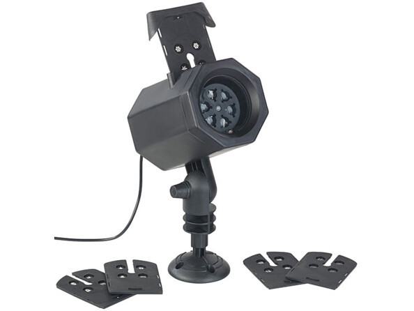 Projecteur LED RVBB 4,6 W indoor/outdoor 5 motifs lumineux