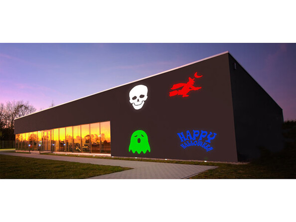 Projecteur LED RVBB 4,6 W indoor/outdoor 5 motifs lumineux