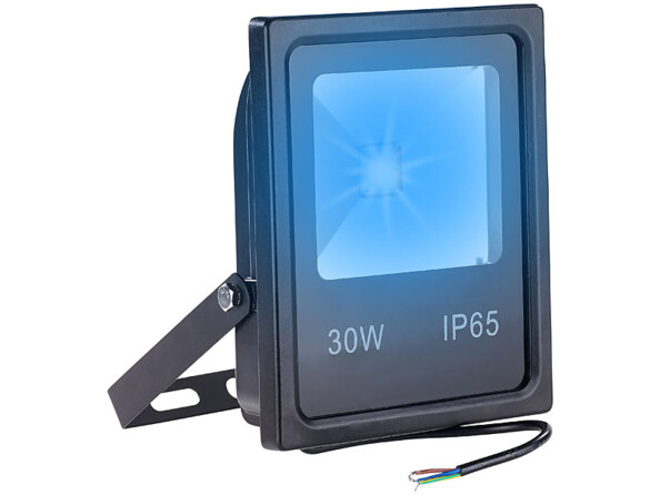 Projecteur résistant aux intempéries à LED SMD RVB 30 W /2400 lm, IP65