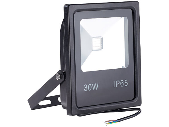 Projecteur résistant aux intempéries à LED SMD RVB 30 W /2400 lm, IP65