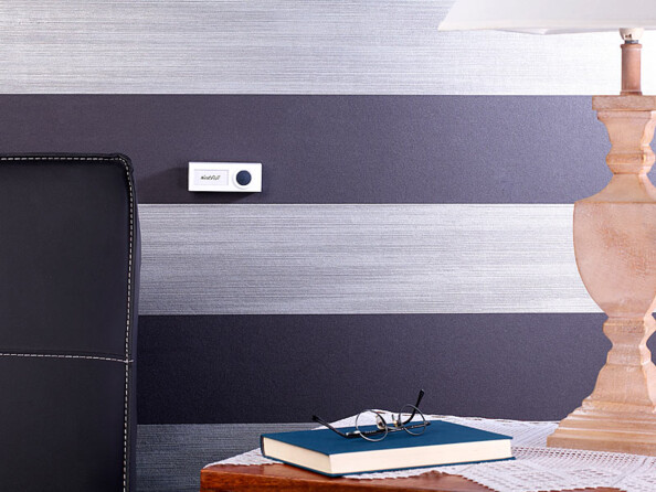 Récepteur radio portable pour système d'alarme avec sonnette