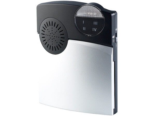 Récepteur radio portable pour système d'alarme avec sonnette