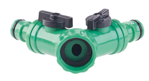 sélecteur d'arrosage 2 voies pour 2 tuyaix arrosage sur meme robinet