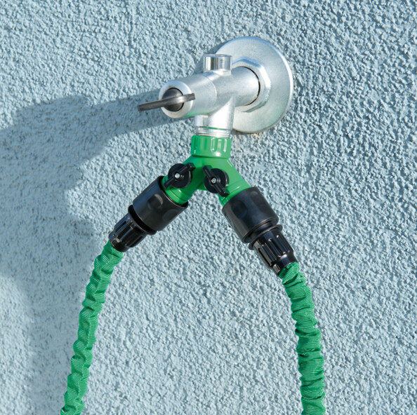 sélecteur d'arrosage 2 voies pour 2 tuyaix arrosage sur meme robinet