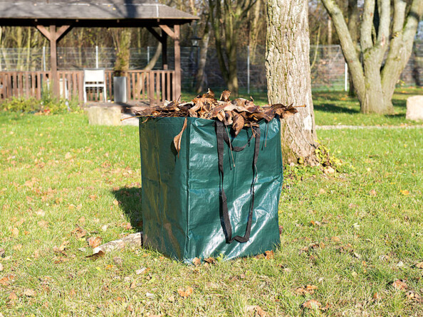 sac de jardin pour ramassage herbe coupée tonte feuilles mortes