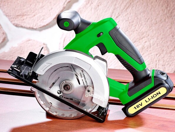 Scie circulaire sans fil professionnelle 18 V ''AW-18.hk''avec accu