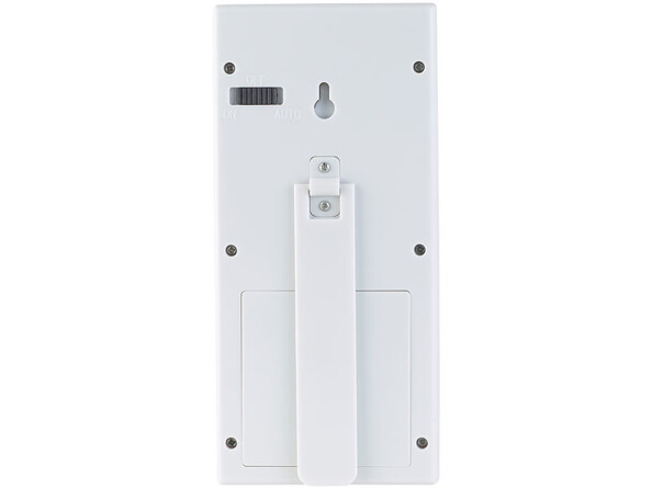 mini lampe led de presence avec passe clou pour accrocher et socle à déplier