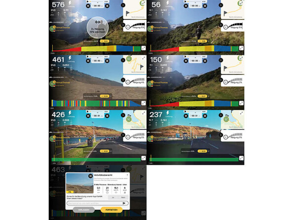 Application gratuite pour smartphone et tablette iOS 8.0 et Android 4.3 pour ce tapis d'entrainement