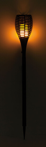Torche de jardin 64 LED d'une couleur d'éclairage : 1800 kelvins (rouge orangé)