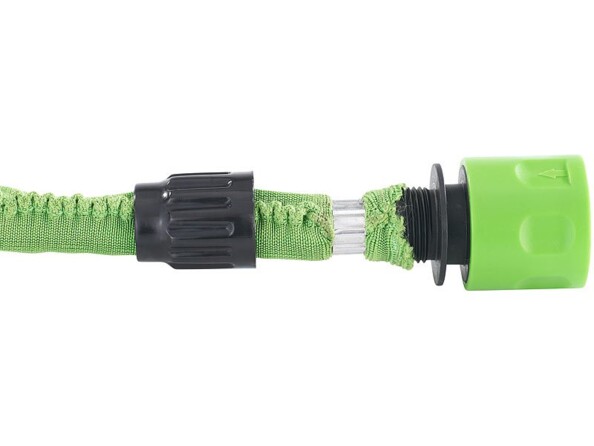 Tuyau d'arrosage extensible PRO.V2, 7 - 20 mètres. Indéchirable : en polyester et latex