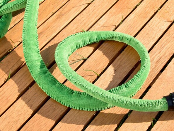 Tuyau d'arrosage extensible PRO.V2, 7 - 20 mètres. Mise en situation tuyau vide