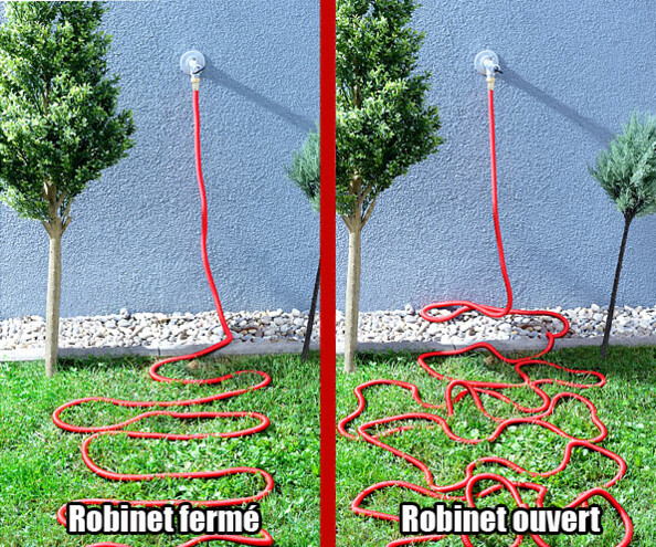 tuyau d'arrosage extension avec pression demonstration
