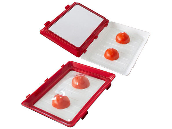 2 barquettes de conservation avec film hermétique