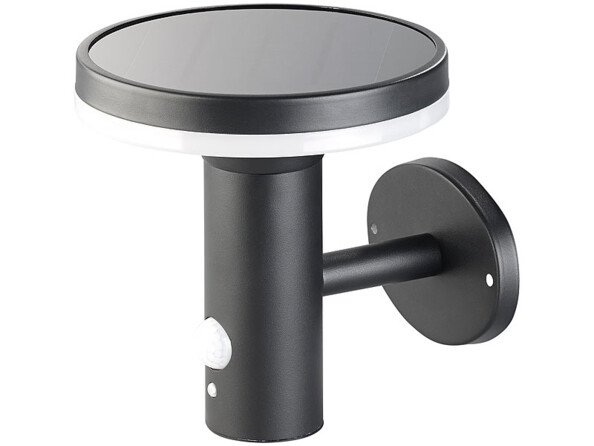 2 lampes murales solaires à LED 600lm "WL-600.solar" avec détecteurs