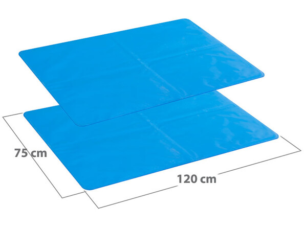 2 tapis rafraîchissants pour chiens et chats 120 x 75 cm