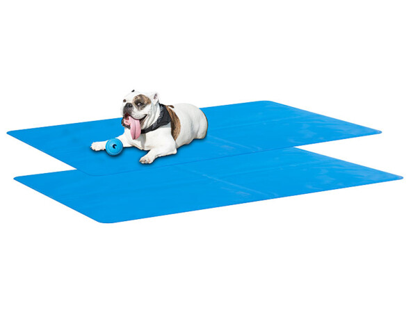 2 tapis rafraîchissants pour chiens et chats 120 x 75 cm