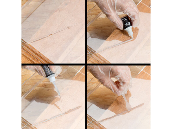 3 colles extra fortes avec granulés actifs noirs et blancs