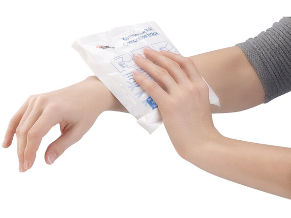 Compresse pour un soulagement par le froid immédiat