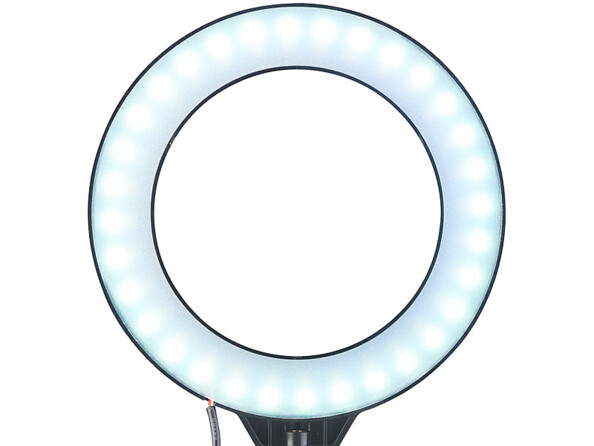 Anneau LED avec support pour smartphone SOmikon lumière 1.