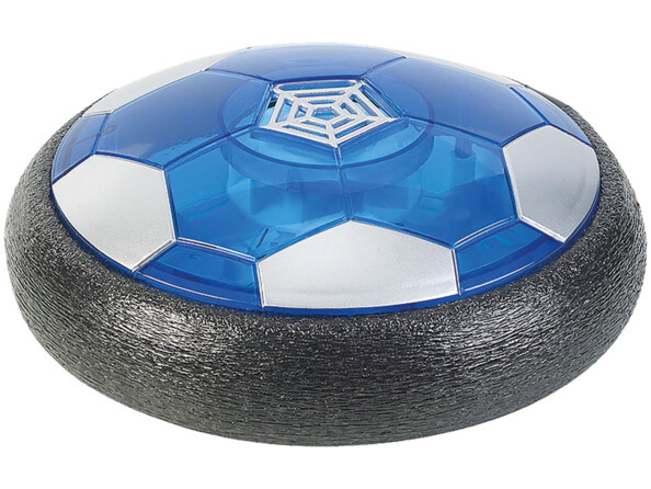 Ballon de football d'intérieur glisse sur un coussin d'air