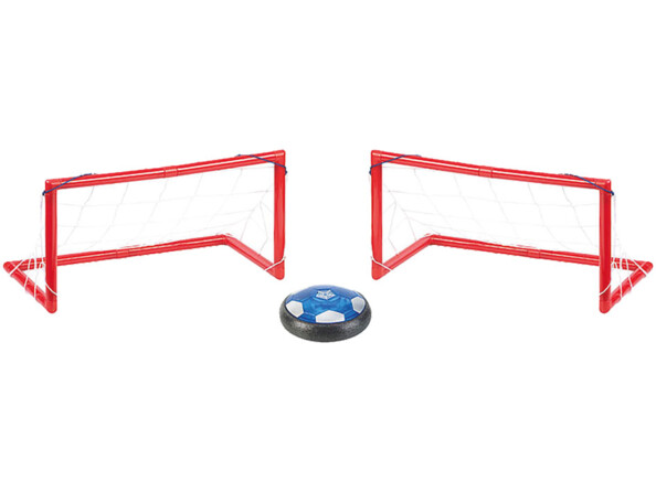 Ballon de football d'intérieur et ses 2 buts avec filet à ventouse pour une fixation facile