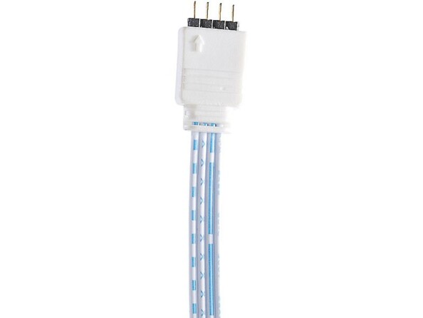 Bande à LED 5 mètres - blanc + adaptateur secteur