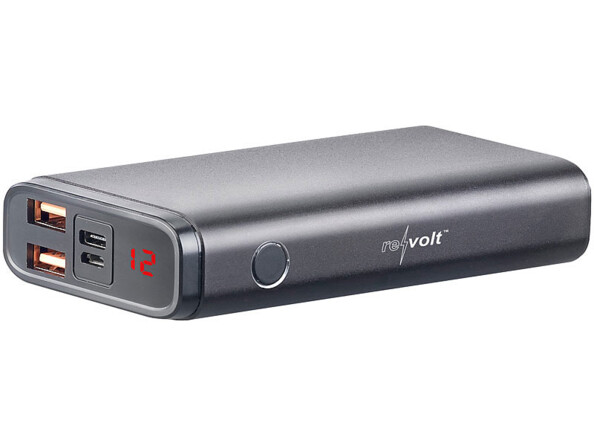 Batterie externe 10 Ah avec Quick Charge 3.0 et USB-C Power Delivery PB-510.pd