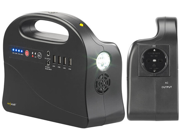 Batterie nomade 24A avec panneau solaire 60 W